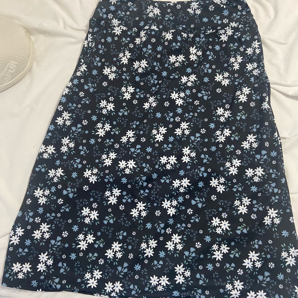 Midi Floral Athletic Skort NWT